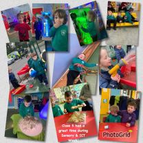 Sensory & ICT Week in P1, Class 5!
