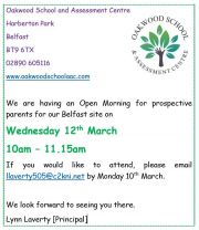 Open Morning for Prospective Parents