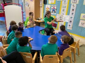 Class 2 went on a bear hunt!