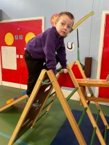 Balancing and climbing